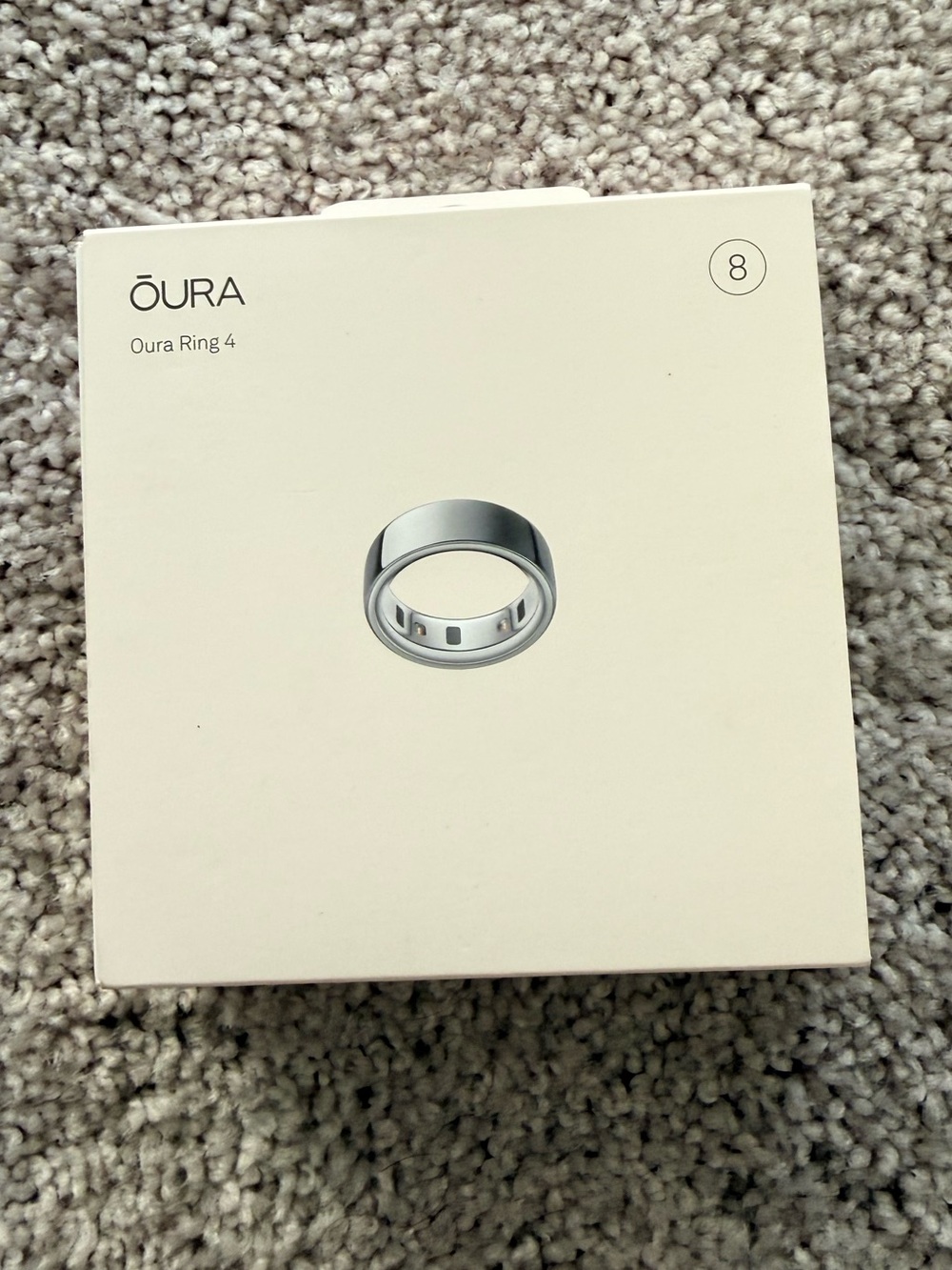Oura Ring Gen 4 Size 8 – Lightly Used (Like New)
